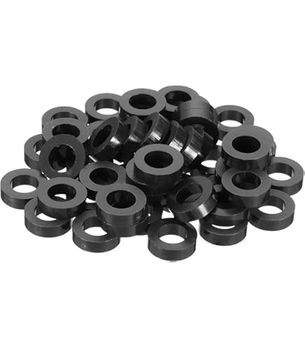 Uxcell 36pcs Rubber Spacers 27mm OD, 10mm ID, 6mm Height Round Anti Vibration Spacer Rubber Bushing Grommets Thick Rubber Washers For Home Car Accessories - View #8