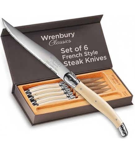 Amazon.com: Claude Dozorme Laguiole Steak Knives, 4-Piece Set