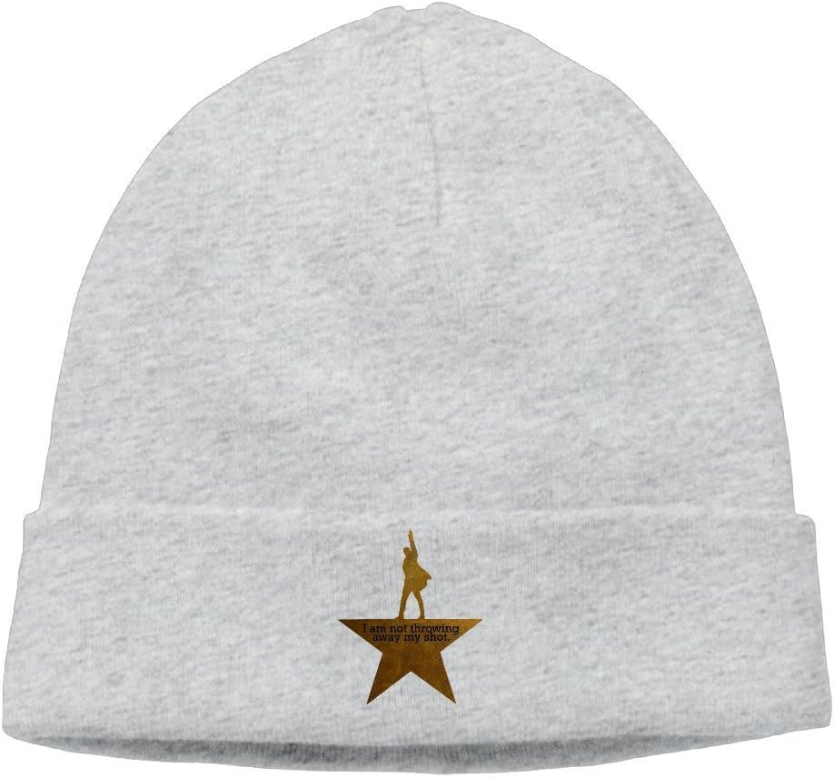 Jirushi Unisex I Am Not Throwing Away My Shot Beanie Cap Hat Ski Hat Caps Warm Hedging Cap DeepHeather