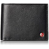 RFID SAFE Alpine Swiss Men's Deluxe Wallet Genuine Leather 14 Pocket ID Bifold