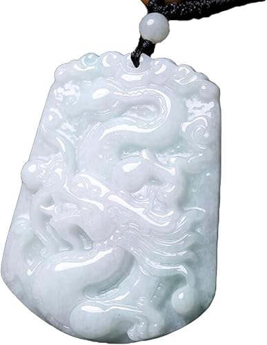 Amazon Pure Natural輝石手彫り翡翠ドラゴンアミュレットペンダントネックレス ネックレス 通販