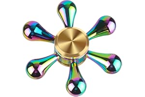 ATESSON Fidget Spinners Toy,Ultra Durable Stainless Steel Bearing High Speed 2-5 Min Precision Brass Metal Finger Spinner,EDC ADHD Stress Relief Anxiety Relieves Reducer for Kids and Adults