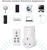HBN Remote Control Socket 13A 3120W 30m Range 1 Pack Socket + Remote view 2