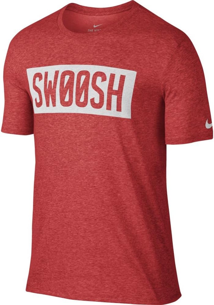 Amazon ナイキ Nike Dry Fit ドライ スウッシュ ジム Tシャツ 5342 672 Lユニバーシティレッドヘザー L Nike ナイキ スポーツ アウトドア
