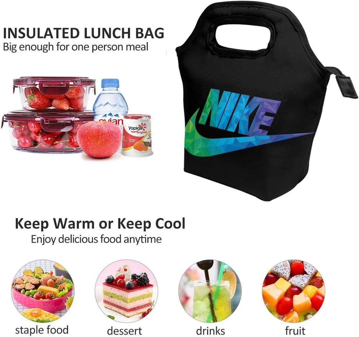 Amazon Co Jp ナイキナイキ ランチバッグ保温保冷トートバッグお弁当箱携帯通勤通学ハイキング夏祭りコミュニティライブフード収納選択 ホーム キッチン
