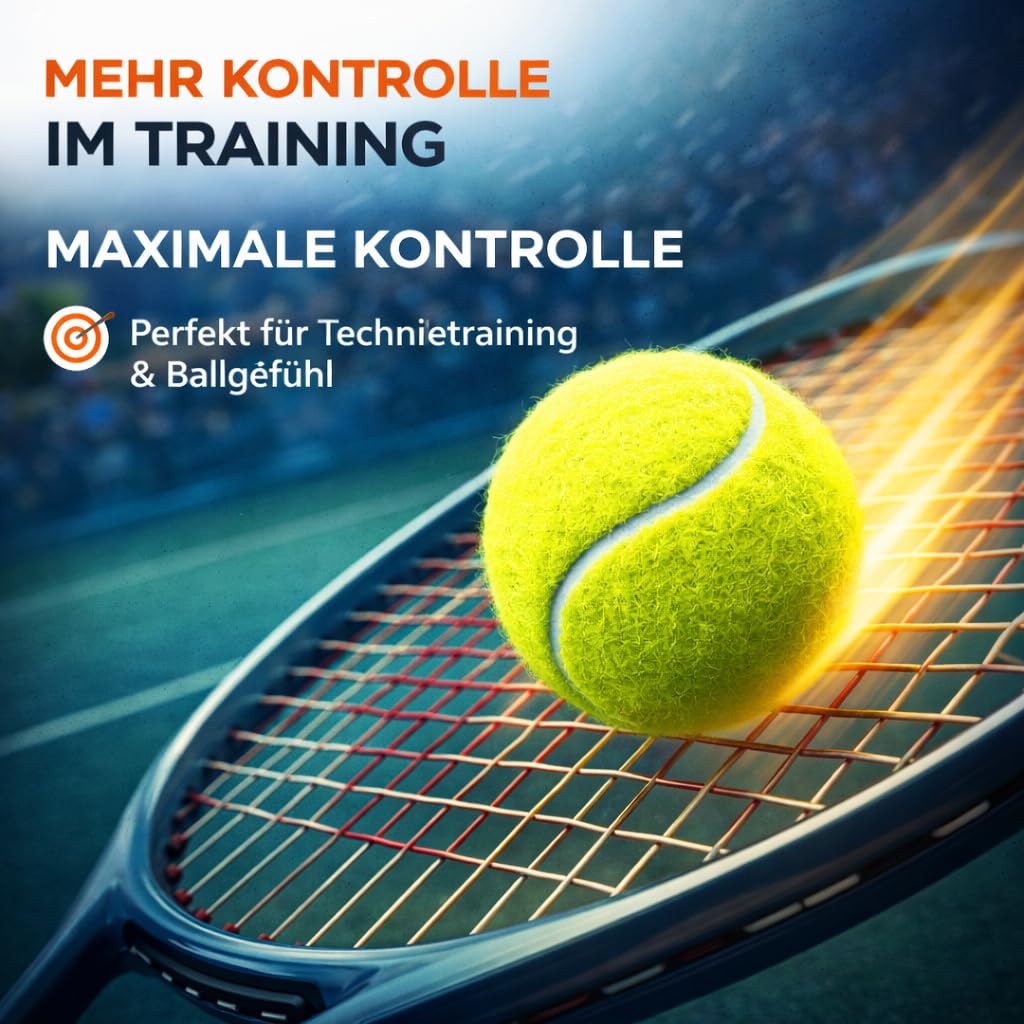 ATHLEJOY 6X Tennisbälle- gelb für Training & Wettkampf mit Tragetasche für Tennis - Hunde - Waschmaschine 8