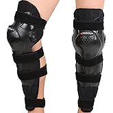 RIDBIKER Motorcycle Knee Shin Guard / Elbow Guard for Men Dirt Bike Gear Adjustable Armor Protective Gear for Motocross Knee Shin Pads Racing MTB