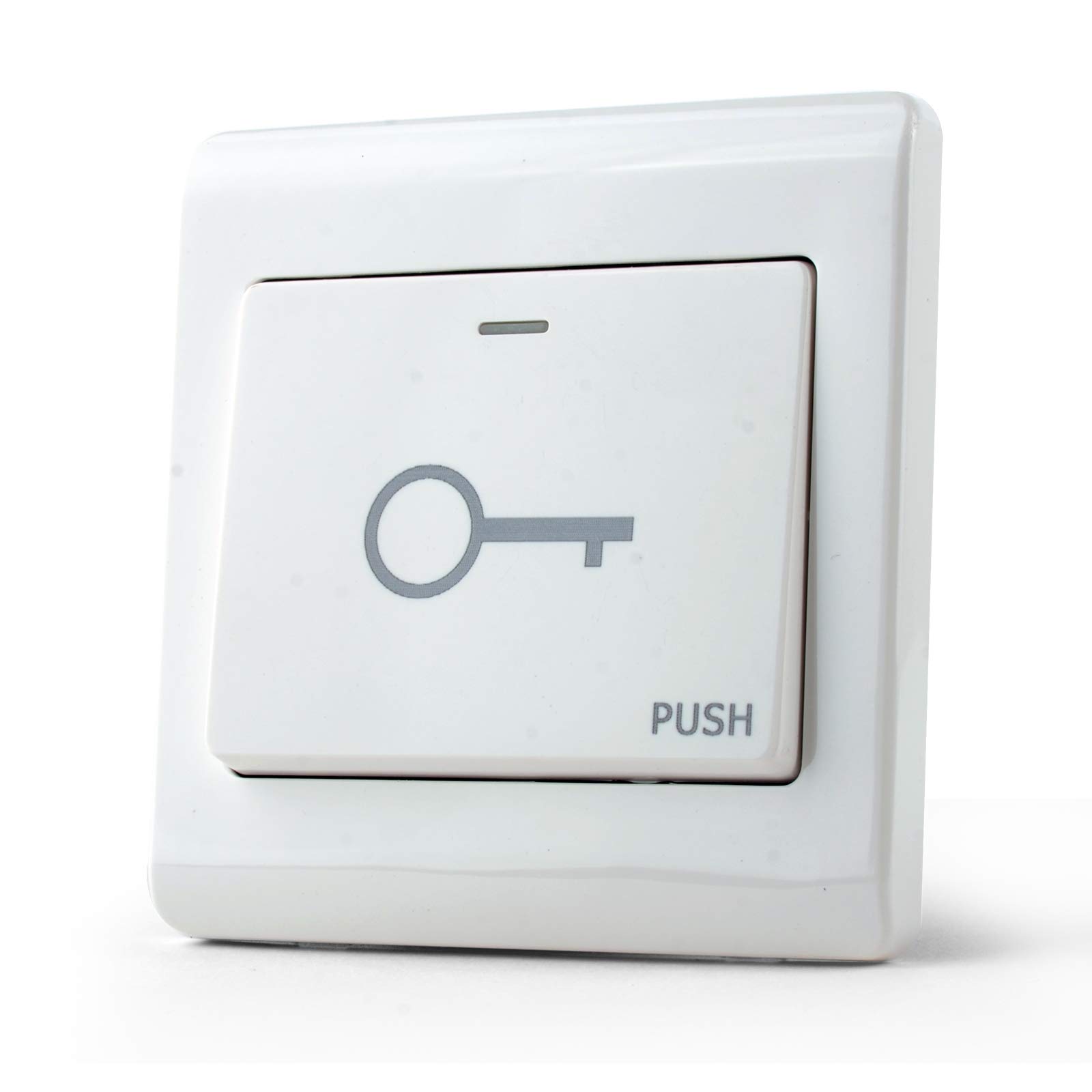 KDL Door Exit Push Button Switch Door Release 86 * 86 Plastic for DIY Elextric Lock Access Control Security System