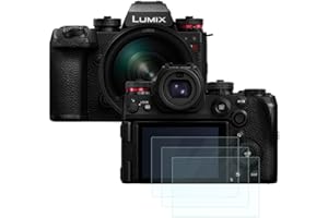 Futanwei for Panasonic LUMIX S1II Screen Protector [3 Pack] HD Tempered Glass Film [Anti-Fingerprint] [Anti-Scratch] [Bubble 