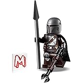 LEGO Star Wars The Mandalorian (Din Djarin/Mando) Minifigure - with Silver Beskar Armor and Cape