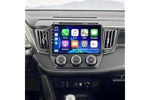 Double Din Android 13 Car Stereo Radio for Toyota RAV4 2013-2018 & with Wireless CarPlay & Android Auto, 10" Touchscreen Radi