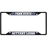 FANMATS 31278 Penn State Nittany Lions Metal License Plate Frame Black Finish