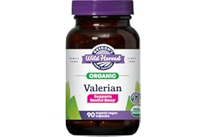 Oregon's Wild Harvest, Certified Organic Valerian, Herbal Aid, 900 mg, 90 Count