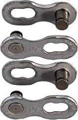 KMC Unisex 10 Speed MissingLink Joining Link Dark Silver 2 Pairs view 2