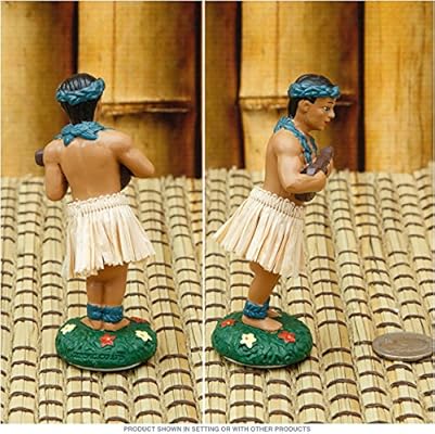 hawaiian dashboard hula boy doll