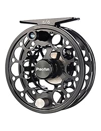 Carrete Piscifun Sword para pesca con mosca, con cuerpo de aleación de aluminio fresado con CNC, pesos de 3 4, 5 6, 7 8, 9 10, negro, dorado, gris plomo