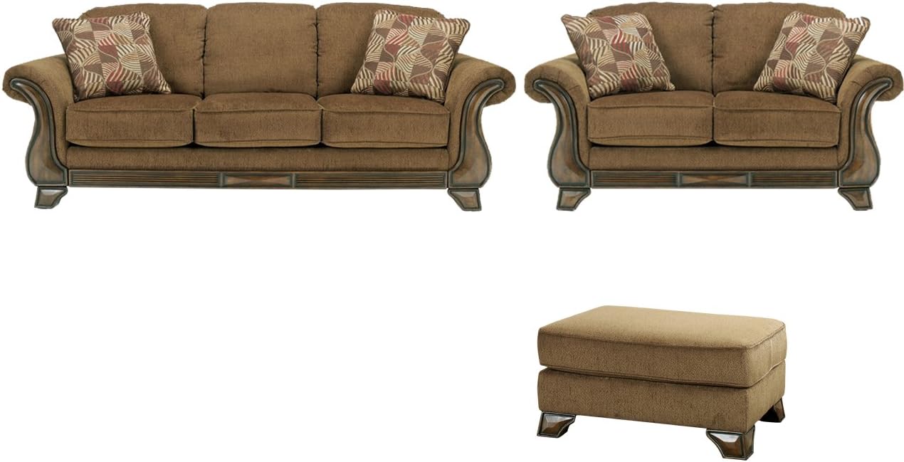 Amazon.com: Signature Design by Ashley Montgomery Living Room Set with