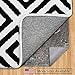 GORILLA GRIP Felt and Natural Rubber Stay in Place Slip Resistant Rug Pad, 1/4in Thick, 9x12 FT Protective Padding Under Area Rugs, Cushioned Gripper Pads, Carpet Runners, Hardwood Floors Protection