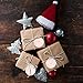 Caydo 30 Pieces 2.4-2.8 Inch Unfinished Predrilled Wood Slices Round Log Discs and 33 Feet Natural Jute Twine for Wedding Ornaments and Home Hanging Decorations