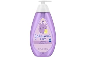 Johnson's Baby Calming Shampoo with Soothing NaturalCalm Aromas, Gentle, Hair Wash, Baby Essentials, Hypoallergenic, No Added Parabens and Sulfates, Baby Essentials, 20.3 fl. oz
