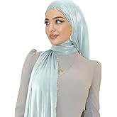 PeacePray Shimmer Party Hijab, Lightweight Stylish Hijab Scarf for Women