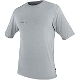 O'NEILL Men’s Hybrid Short Sleeve Sun Shirt, UPF 50+ Sun Protection, Rash Prevention for Surfing and All Water Activities