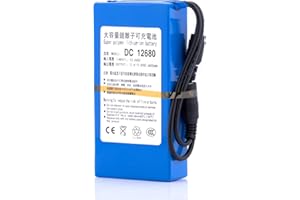 ABENIC DC 12V 2A (24W) 6800mAh Super Rechargeable Protable Li-ion Lithium Battery for Walkie-Talkies, Digital Cameras, Camcor