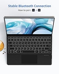 Surface Pro Keyboard, Ultra-Slim Portable Bluetooth