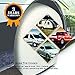 Explore Land Tire Covers 4 Pack - Tough Wheel Protector for Truck, SUV, Trailer, Camper, RV Universal Fits Tire Diameters 23-25.75 inches, White