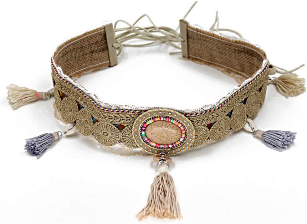 DYCHUN Ladies Dress Belt Women'S Bohemian Waist Belt Tassel Boho Fringed Shell Summer Beach Fashion Accessories Female Decoration Belt For Dress