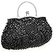 Albabara Satin Beaded Handmade Clutch Purse Evening Handbags