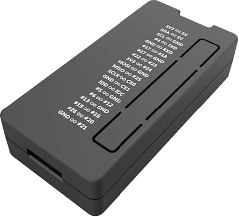 Noblik Estuche Protector de Abs para Raspberry Pi Zero/W/WH (Negro)