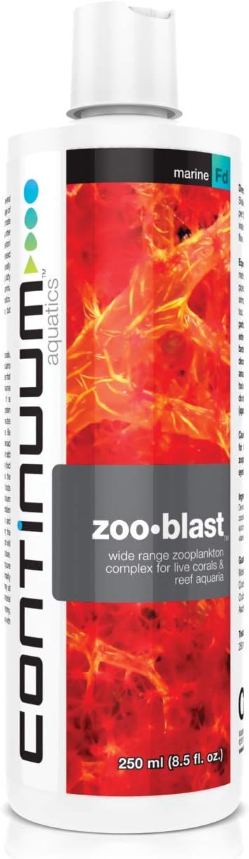 Continuum Aquatics Zoo Blast - Liquid Zooplankton Food Complex for Live Corals and Reef Aquariums