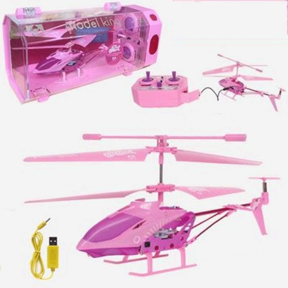 pink remote control helicopter