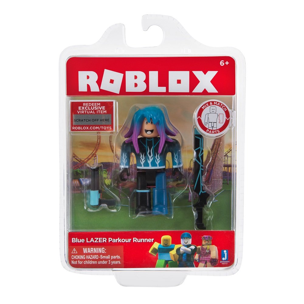 Roblox Blue Lazer Parkour Runner Figure Pack - 