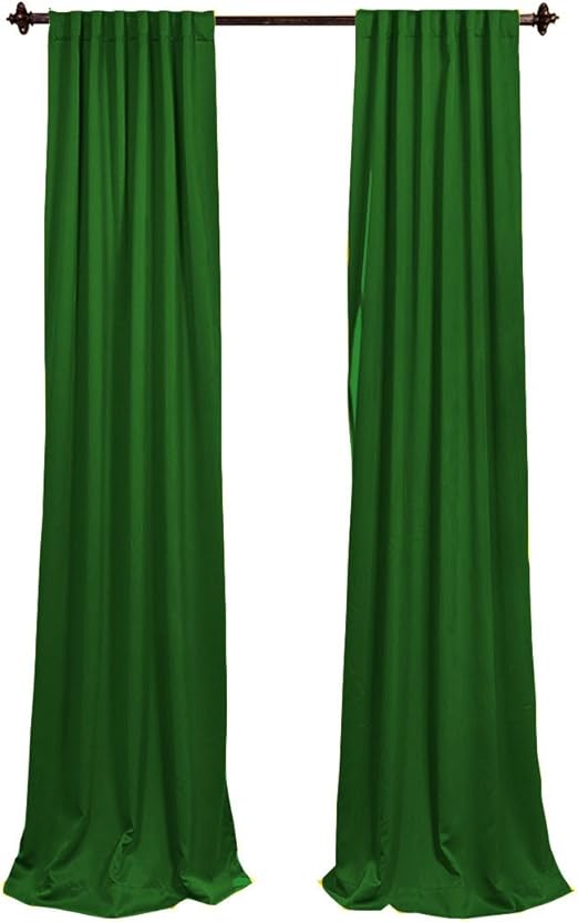 Amazon Com La Linen Pack 2 Polyester Poplin Backdrop Drape 96 By