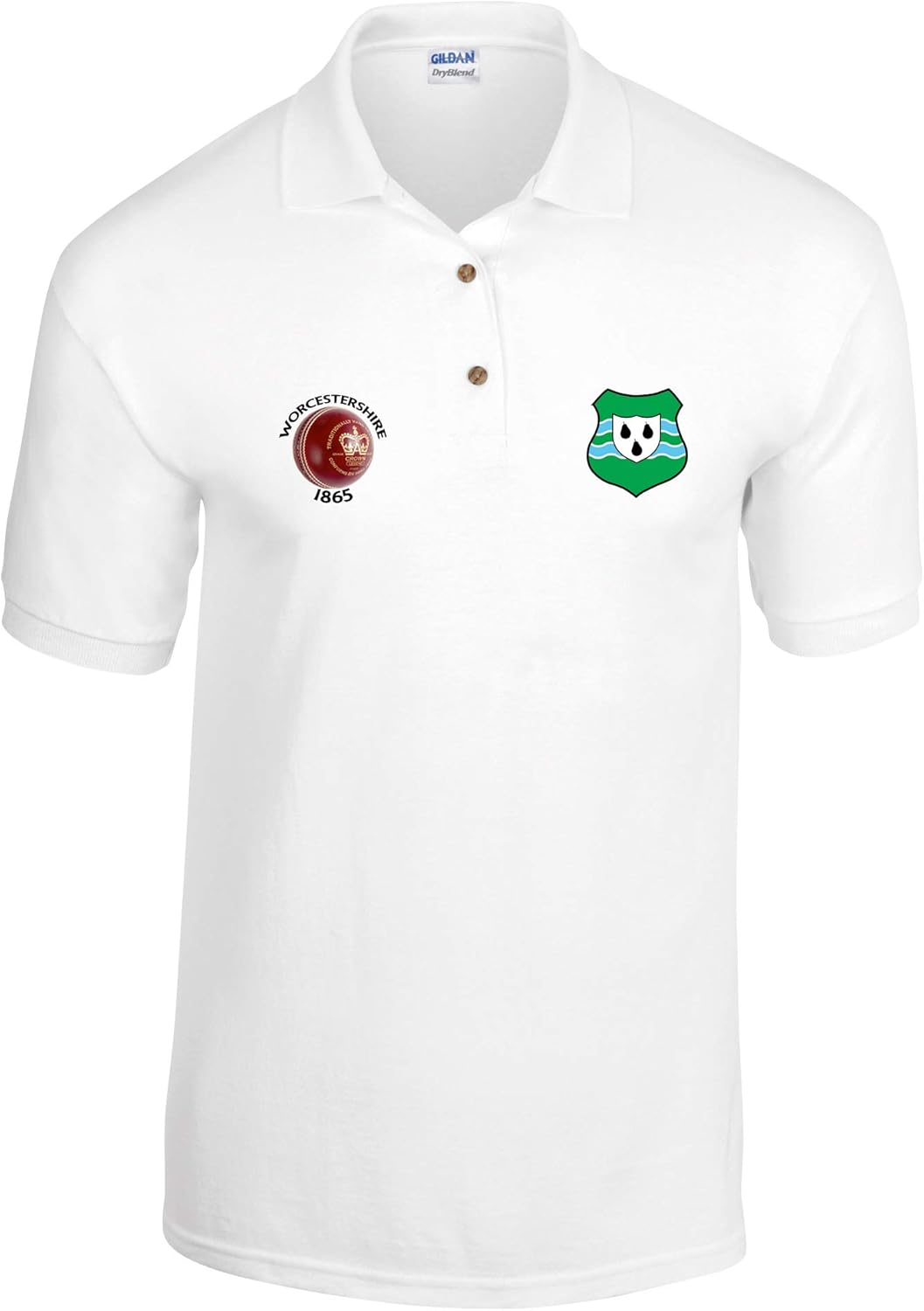Worcestershire Retro Cricket Style Mens Polo Shirt Unofficial Amazon