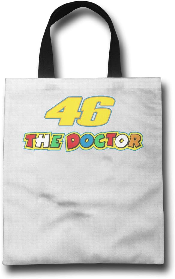 FKKTee MotoGP Rossi The Doctor VR 46 Reusable Grocery Bag