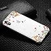 GVIEWIN Compatible for iPhone Xs/X Case, Clear Flower Pattern Design Soft & Flexible TPU Ultra-Thin Shockproof Transparent Floral Cover, Cases iPhone X/iPhone 10 (Spring Flowers/Orange)
