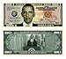Barack Obama 44th President Collectors 10 Bill Collector Set: One Million Dollar Bill, 2008, 2009 Inaugural Note, 2010 Obama, 2011 Obama, 2012 Obama, 2013 Obama, 2014 Obama, 2015, Michelle Obama Note
