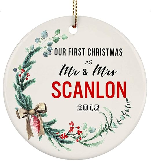 our first christmas ornament 2018