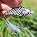 Sougayilang Fishing Spoons Lure, Casting Fishing Lures Blade Baits, Great for Fishing Perch, Crappie, Trout, Bass, Pike, Musky, Walleye, Salmon, Striper and More
