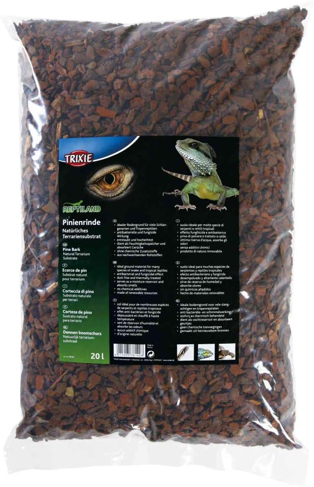 Trixie 76142 Pinienrinde, natürliches Terrariensubstrat, 20 l
