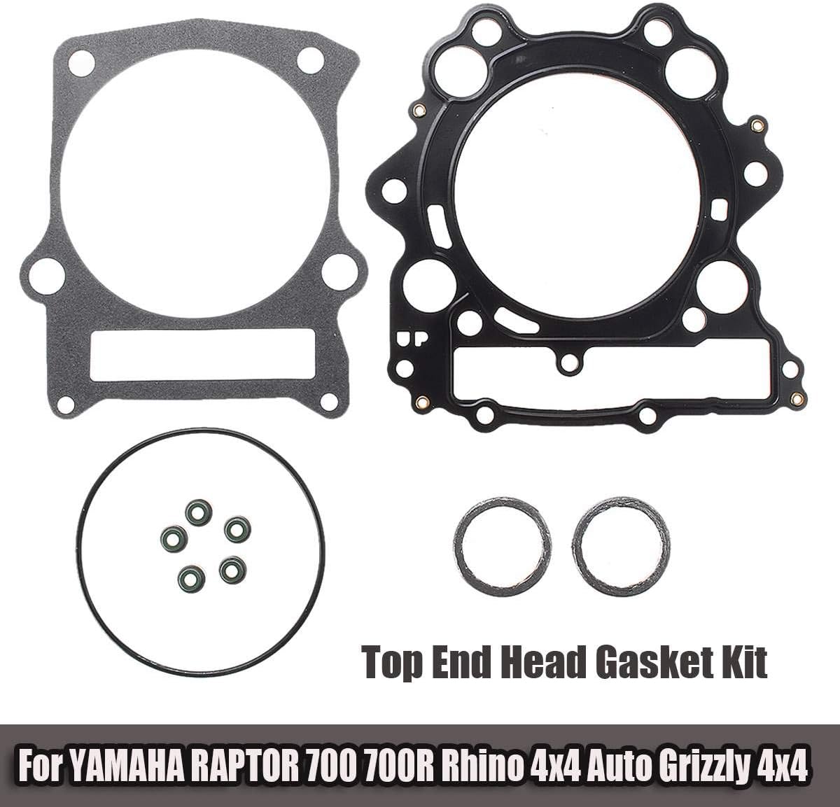 One set Tusk Top End Head Gasket Kit for YAMAHA RAPTOR 700 700R Rhino 4x4 Auto Grizzly 4x4