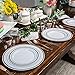 Be Good or Better BGB Rose Gold Plastic Dinnerware 130 Pieces, 26 Guests, Rose Gold Plastic Plates with Rose Gold Silverware - include Dinner Plates, Salad Plates, Forks, Knives, Spoons