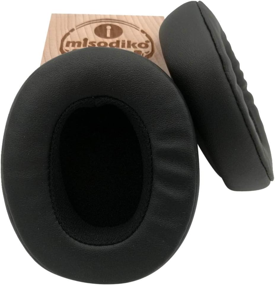 misodiko Replacement Cushions Ear Pads - for Skullcandy Crusher Wireless, Hesh 3 Wireless Headphones, Repair Parts Earmuff Earpads Cup Pillow Cover (Black)