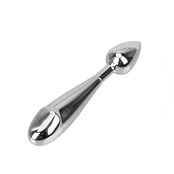 Novelty Pony Erotic Dual Head Plug Stimulator Stainless Steel Funny Toys Women Men