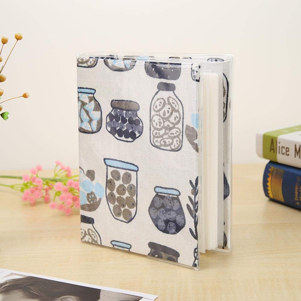 Matefielduk Album Photo Pour Bebe De 6 Pouces De 100 Feuilles Album De Memoire Pour Bebe Page Pour Inserer Tissu Et Housse De Protection En Cuir 18 X 14 X 5 Cm