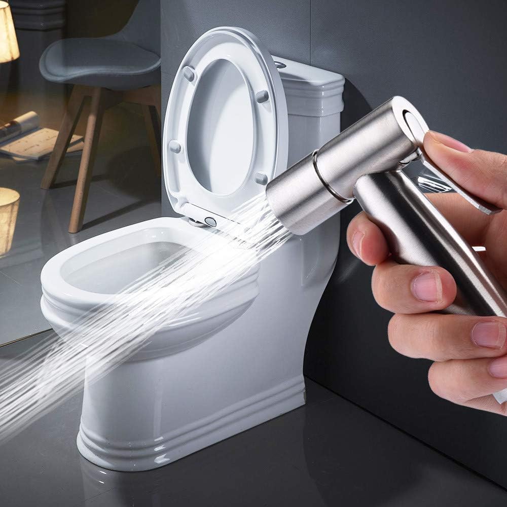 Bidet Sprayer Head Only Stainless Steel Brushed Nickel Diaper Sprayer