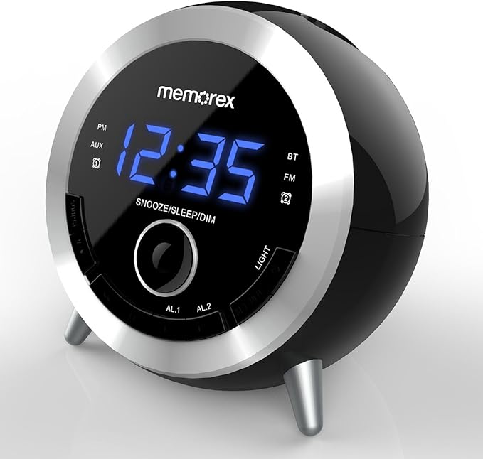 Amazon.com: Alarm Clock Radio, Memorex 10 In 1 Clock Radio, Digital FM